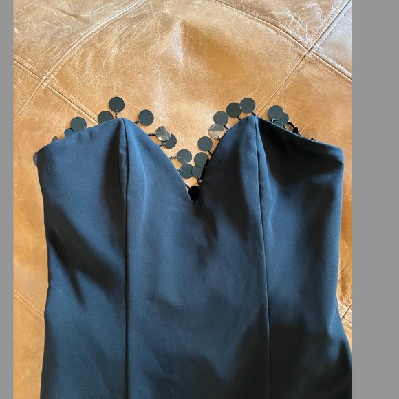 NBD Payton Black Mini Strapless Dress - Small S - Picture 4 of 6